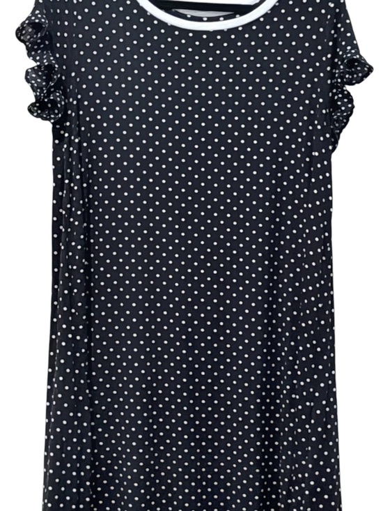 kate spade Other - kate spade Black & White Polka Dot Ruffle Sleeve Nightdress